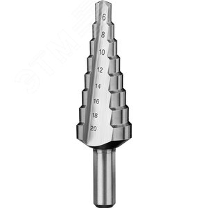 Сверло ступенчатое, 6-20мм, 8 ступеней, , серия Профессионал - фото 2
