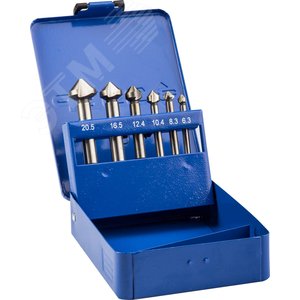 Изображение товара Набор зенкеров, 6 шт(М3-М10), Профессионал (набор)