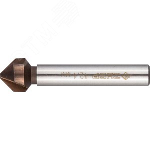 Изображение товара Зенкер конусный, d 12.4x56мм, кобальтовое покрытие, для раззенковки М6, кобальт, Профессионал (шт)