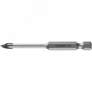 Сверло по кафелю, керамике, стеклу, с четырьмя режущими лезвиями, шестигранный хвостовик, 5 мм, ''Профессионал'' 29845-05 - фото 1