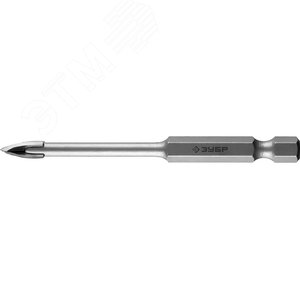 Сверло по кафелю, керамике, стеклу, с четырьмя режущими лезвиями, шестигранный хвостовик, 6 мм, ''Профессионал'' 29845-06 - фото 1