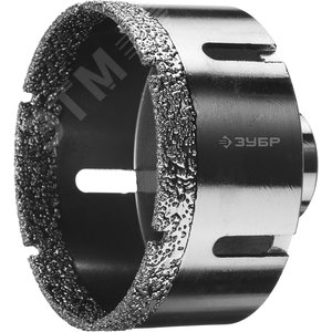 Коронка алмазная высокоскоростная для УШМ (М14) d 83мм по керамограниту и железобетону, Вакуумное Спекание, Профессионал - фото 1