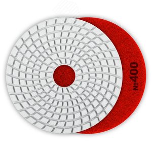 Круг алмазные гибкий шлифовальный (Черепашка) для мокрого шлифования, 125мм, №400 - фото 1