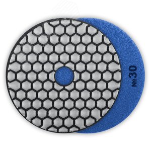 Круг алмазные гибкий шлифовальный (Черепашка) для сухого шлифования, 100мм, №30 - фото 1