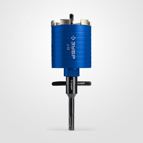 Коронка алмазная для подрозетников, АСК d 68 мм, М16, рабочая глубина 75 мм, лазерная сварка - фото 2