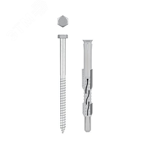 Изображение товара Дюбель фасадный, нейлон/цинк 10 x 120 мм, 50 шт ФД-П (шт)