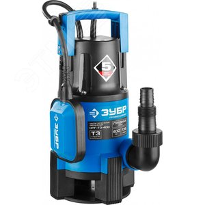 Изображение товара Насос дренажный для грязной воды Профессионал НПГ-Т3-400 ЗУБР, 400 Вт (шт)