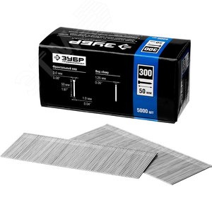 Изображение товара Гвозди для нейлера 50 мм тип 300, 5000 шт (упак)