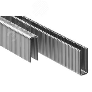 Скобы для степлера тонкие 15 мм, широкие тип 55, 2500 шт - фото 2