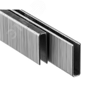 Скобы для степлера 20 мм тонкие, широкие тип 55, 2500 шт - фото 2