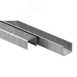 Скобы для степлера тонкие широкие тип 80 10 мм, 5000 шт - фото 2