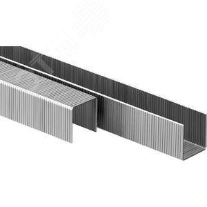 Скобы для степлера 12 мм тонкие широкие тип 80, 5000 шт - фото 2