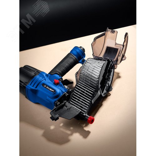 Нейлер пневматический обшивочный для барабанных гвоздей CSN 38-65 мм, Профессионал CSN-65 - фото 3