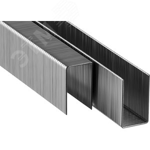 Скобы для степлера 19 мм плоские тип 53F, 5000 шт - фото 2