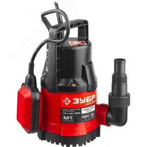 Изображение товара Насос дренажный погружной для чистой воды НПЧ-М1-250 ЗУБР, 250 Вт (шт)