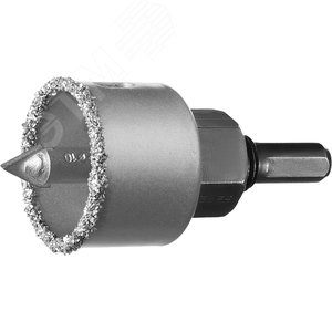 Коронка-чашка ''Профессионал'' c карбид-вольфрамовым нанесением, 38 мм, высота 25 мм, в сборе с державкой и сверлом - фото 1