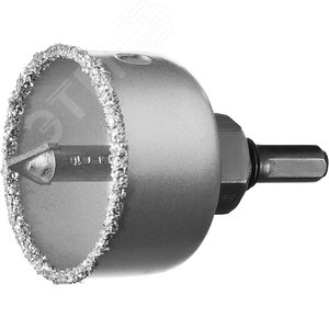 Коронка-чашка ''Профессионал'' c карбид-вольфрамовым нанесением, 51 мм, высота 25 мм, в сборе с державкой и сверлом - фото 1