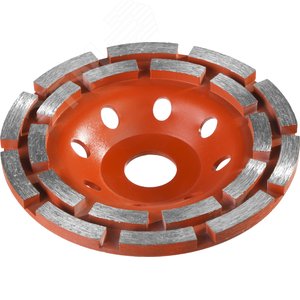 Двухрядная алмазная чашка d 125 мм, Мастер - фото 1