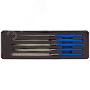 Набор ''ЭКСПЕРТ'' Надфили с алмазным напылением в пластиковом боксе, P 140, 140х75мм, 5 предметов - фото 2