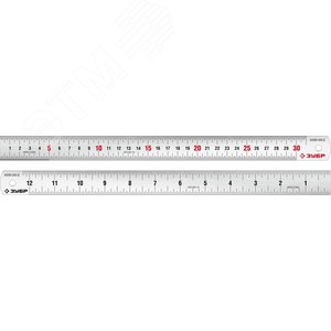 Линейка усиленная нержавеющая Про-30Д, 0,30 м - фото 1
