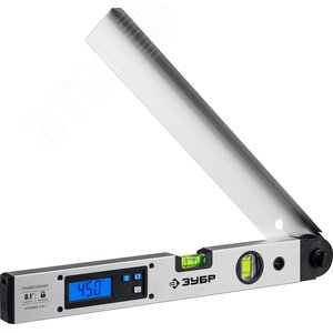 Изображение товара Угломер электронный 3 в 1, 400 мм, Диапазон 0-230град., Точность ±0,1град., HOLD, Подсветка, Фиксация угла, Профессионал (шт)