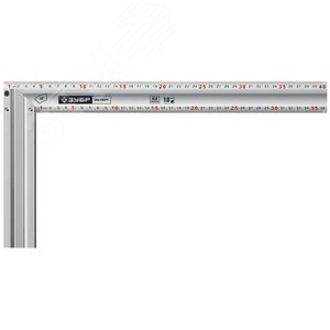 Изображение товара Угольник ЭКСПЕРТ 400 мм жесткий столярный с усиленным алюминиевым полотном (шт)