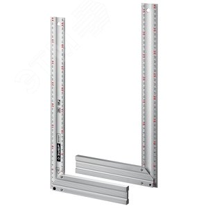 Угольник ЭКСПЕРТ 400 мм жесткий столярный с усиленным алюминиевым полотном - фото 2