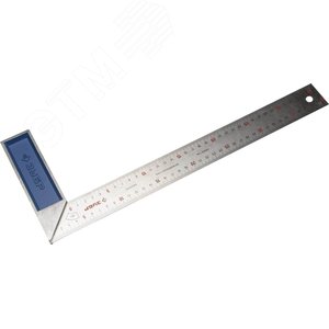 Изображение товара Угольник Профессионал 400 мм усиленный столярный с нержавеющим полотном (шт)