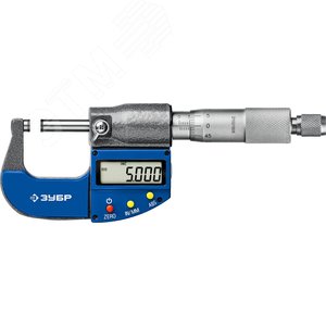 Микрометр ''Профессионал'' гладкий цифровой, МКЦ 25, диапазон 0-25мм, шаг измерения 0,001мм - фото 1