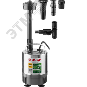 Изображение товара Насос фонтанный ЗНФЧ-23-1.9-С ЗУБР, 38 Вт, корпус нерж.сталь (шт)