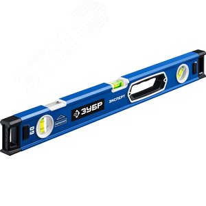 Уровень мощный 600 мм с рукоятками и зеркальным глазком Эксперт - фото 1