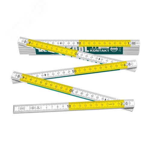 Метр деревянный профессиональный складной, PRO-90 Kontakt, 2.4 м - фото 2