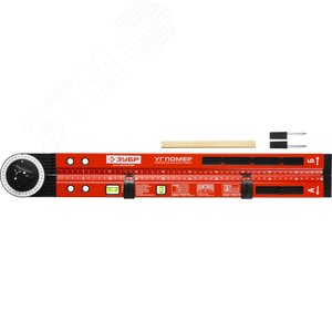 Уровень-угломер ''Мастер'' складной, 2 ампулы (1 поворотная), точность 1мм/м, 500мм - фото 1