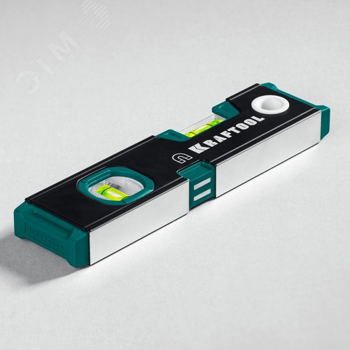 Уровень компактный магнитный KOMPAKT-200, 200 мм, усиленный профиль, с зеркальным глазком - фото 2