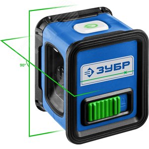 Зеленый нивелир лазерный КРЕСТ - фото 1