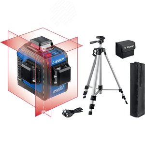 Изображение товара Нивелир лазерный Крест 3D, N2, 20 - 70 м, Профессионал (шт)