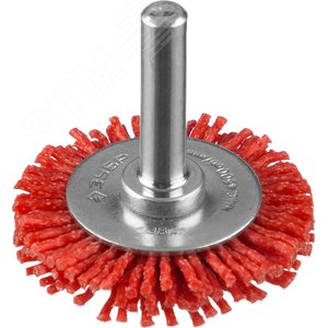 Щетка дисковая для дрели, нейлоновая проволока с абразивным покрытием, 38мм ''Профессионал''. - фото 1