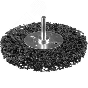 Щетка дисковая для дрели, нейлоновая проволока с абразивным покрытием, с открытой агрессивной структурой, 50мм ''Профессионал''. - фото 1