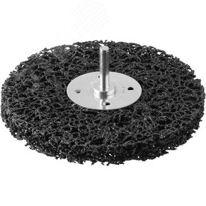 Щетка дисковая для дрели, нейлоновая проволока с абразивным покрытием, с открытой агрессивной структурой, 125мм ''Профессионал''. - фото 1