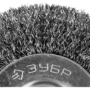 Щетка дисковая для дрели, витая стальная проволока 0,3мм, 75мм ''Профессионал''. - фото 2