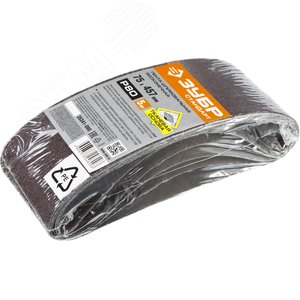 Лента шлифовальная 75х457 мм, P80, СТАНДАРТ, для ЛШМ, 5 шт. - фото 2