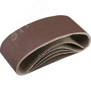 Лента шлифовальная 75х457 мм, P120, СТАНДАРТ, для ЛШМ, 5 шт. - фото 1