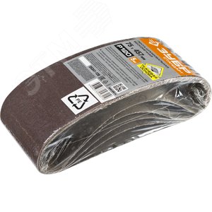 Лента шлифовальная 75х457 мм, P120, СТАНДАРТ, для ЛШМ, 5 шт. - фото 2