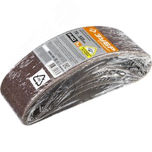 Лента шлифовальная 75х533 мм, P40, СТАНДАРТ, для ЛШМ, 5 шт. - фото 2