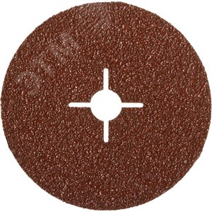 Круг шлифовальный ''ПРОФИ'' фибровый, для УШМ, P24, 115х22мм, 5 листов - фото 1