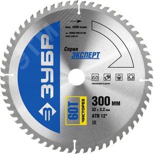 Диск пильный по дереву Чисторез 300X32мм 60Т - фото 1
