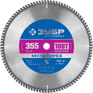 Изображение товара Диск пильный по алюминию Мультирез 355X25.4мм 100T (шт)