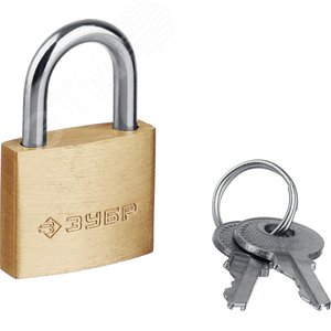 Изображение товара Замок навесной мини, латунный корпус, 25мм, Профессионал (шт)