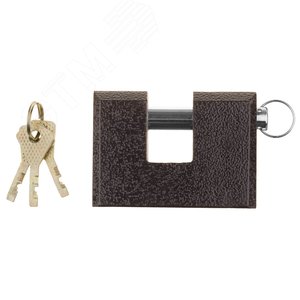 Замок навесной ''Мастер'' усиленный, дисковый механизм секрета, ключ 7 PIN, дужка d-14мм, 90мм - фото 2