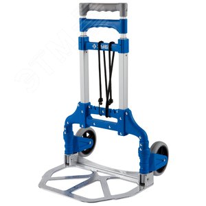 Изображение товара Тележка складная хозяйственная, до 60кг, каркас и платформа из алюминия, платформа 39х28см, колёса d13см, вес 3,2кг (шт)